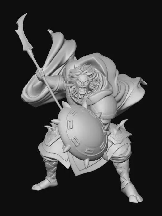 3D model for The Mad Golden Knight