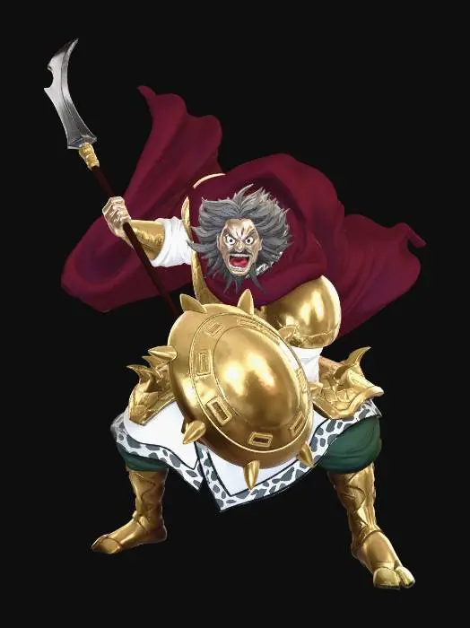 3D model for The Mad Golden Knight