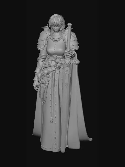 3D model for Crimson Sentinel