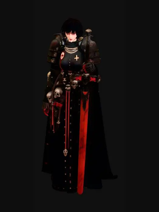 3D model for Crimson Sentinel