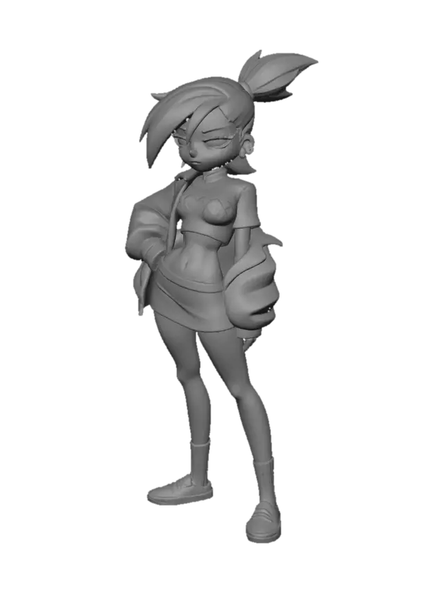 3D model for Confident Character frankie