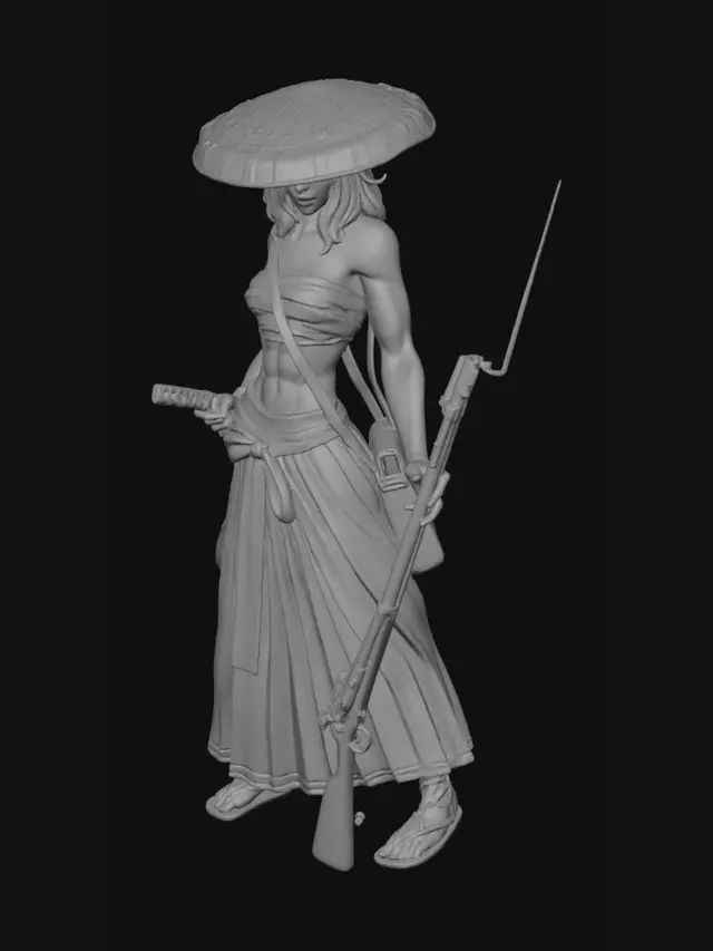 3D model for Ronin Warrior