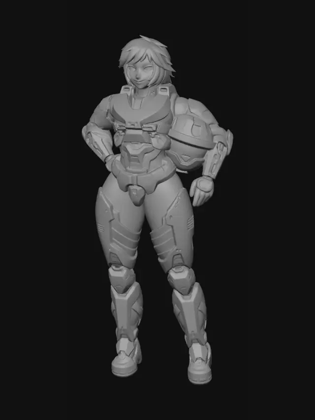 3D model for Graysteel Sentinel