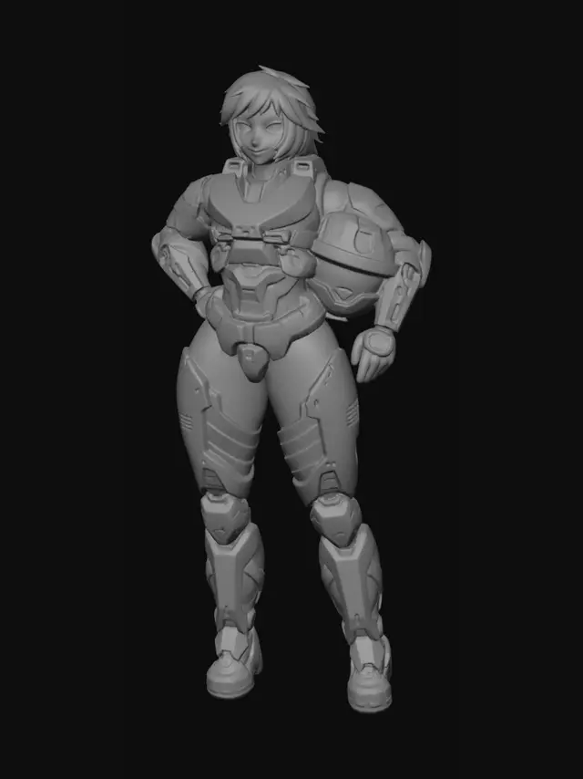 3D model for Graysteel Sentinel