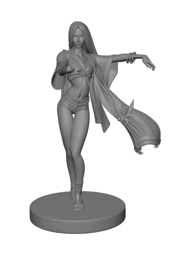 3D model for Emberbound Sorceress