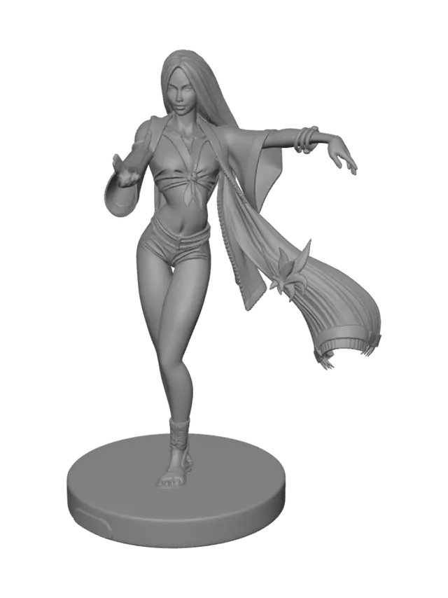 3D model for Emberbound Sorceress