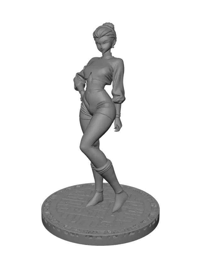 3D model for Jessie in Black