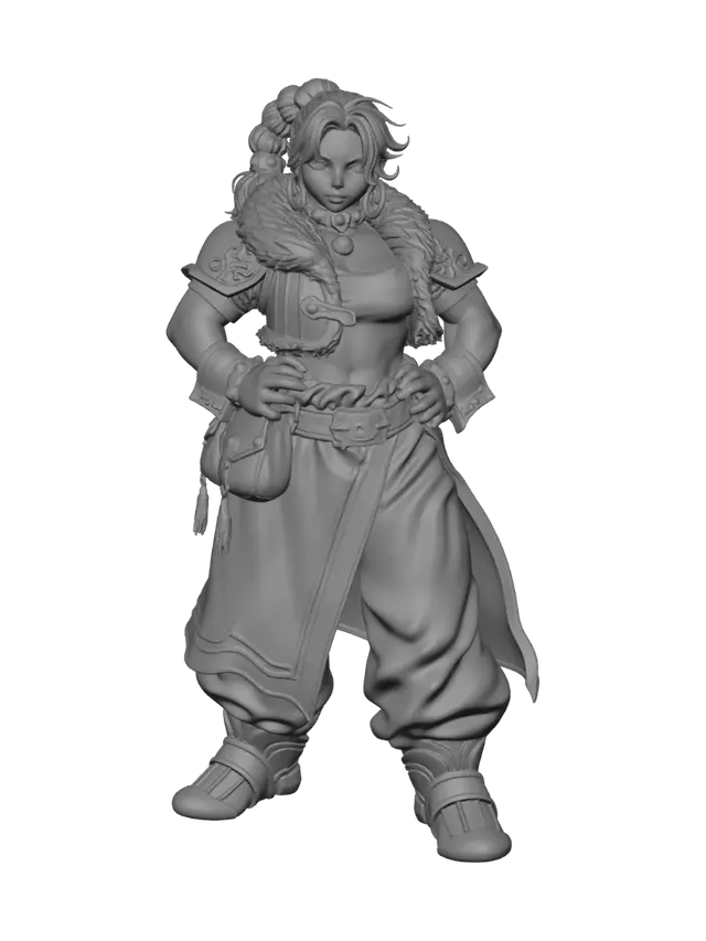 3D model for Fur-Wrapped Vanguard