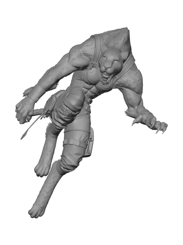 3D model for Cheetah Hunter