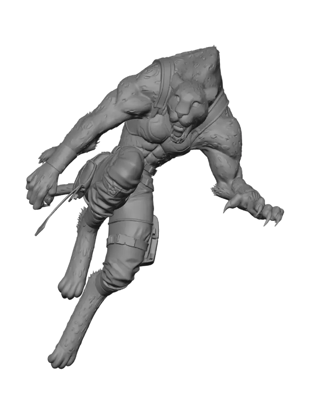 3D model for Cheetah Hunter