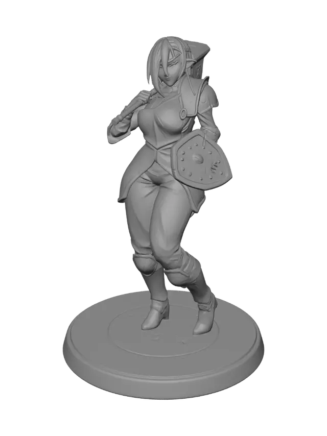 3D model for Umbershield Elven Defender