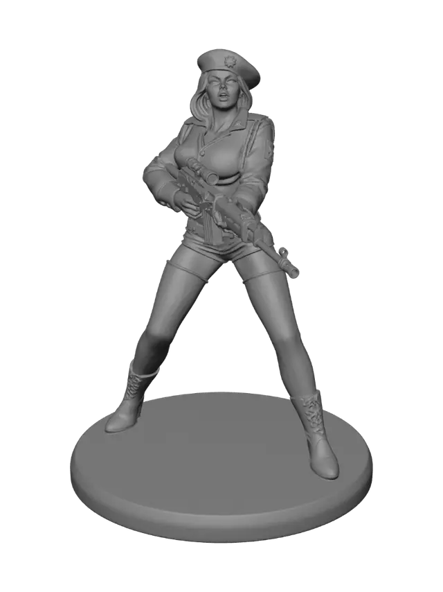3D model for Crimson Commander