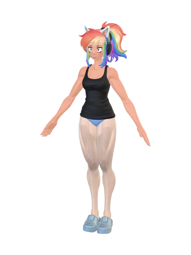 3D model for Rainbow Gamer