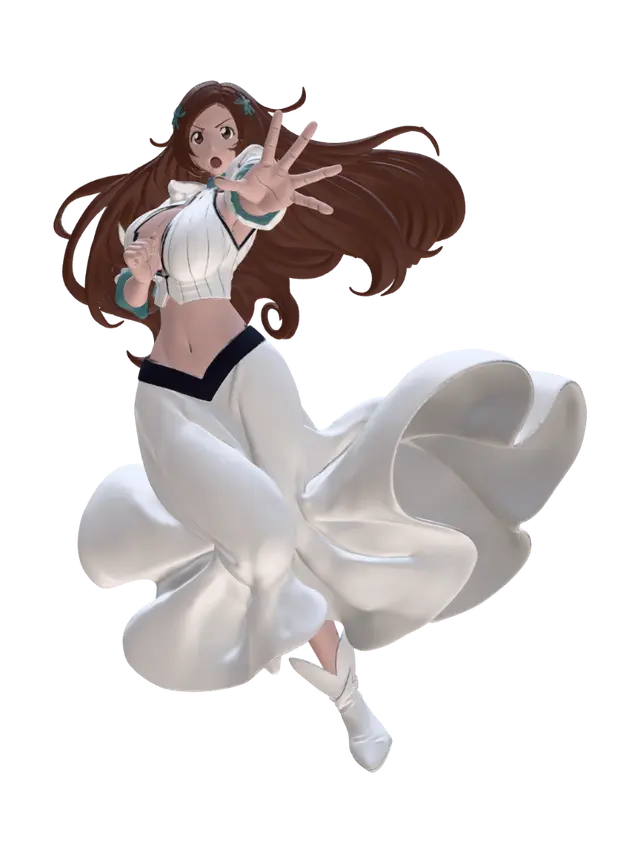 Windflower Warrior - Armorless AI 생성 3D 모델
