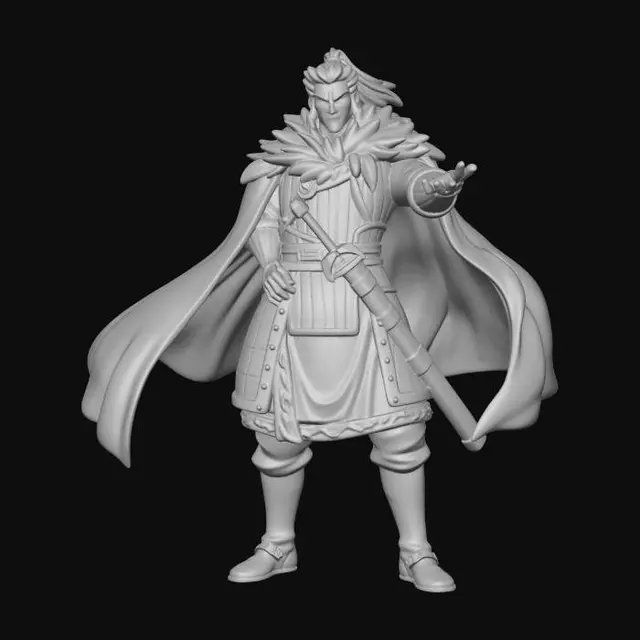 3D model for Violet Warlord
