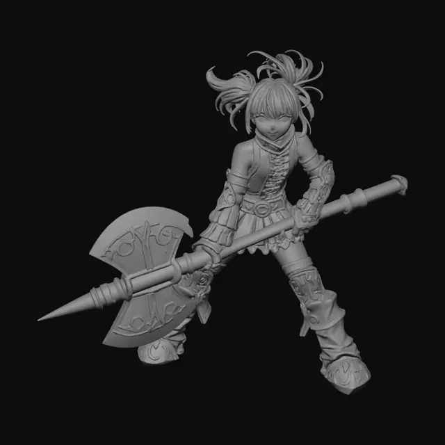 3D model for Warrior of Valor