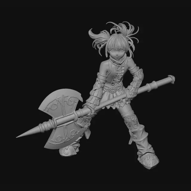 3D model for Warrior of Valor