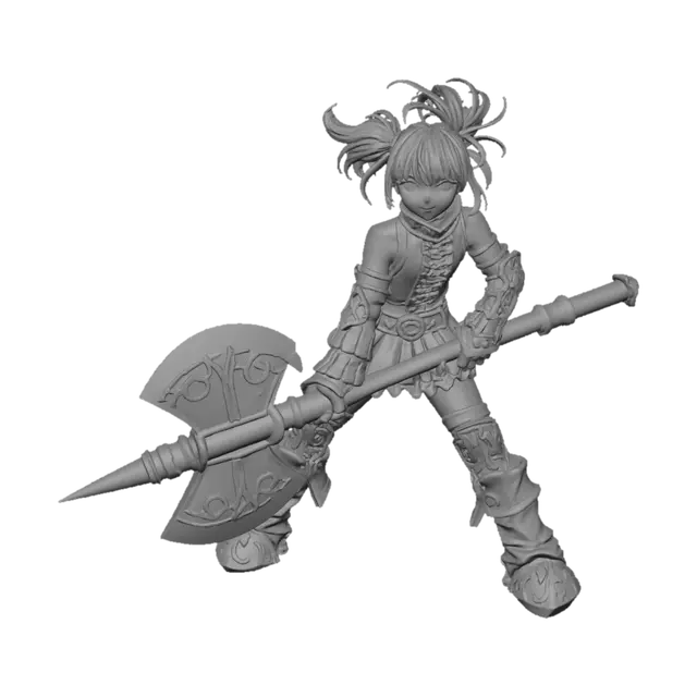 3D model for Warrior of Valor