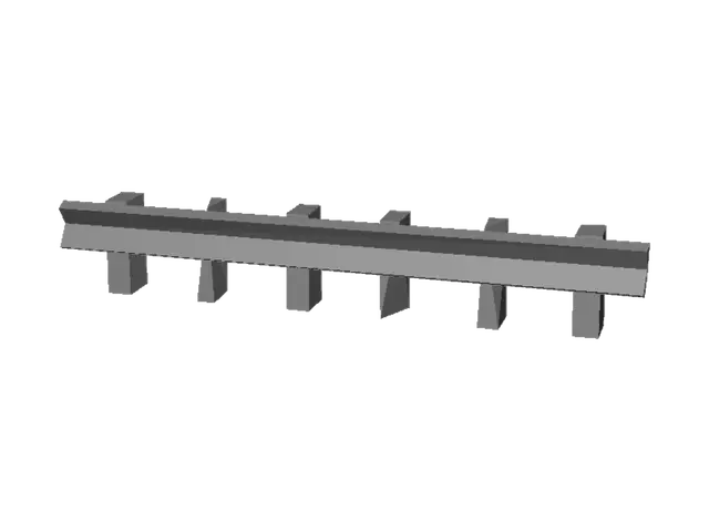3D model for Guardrail Structure