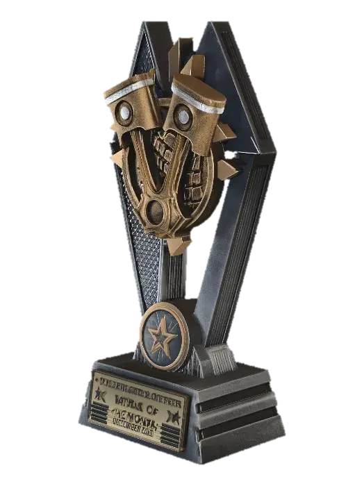 3D model for Vehicle of the Month Trophy