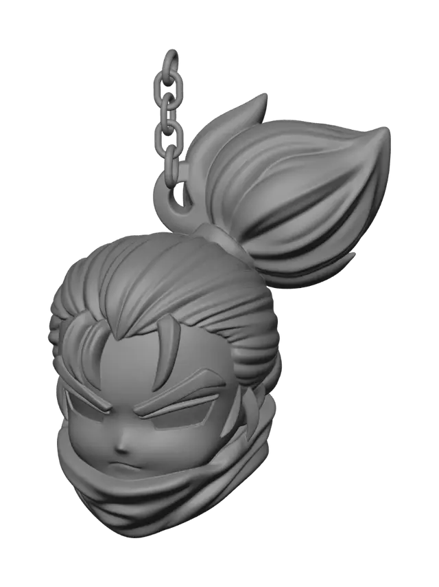 3D model for Chibi Berserker Keychain