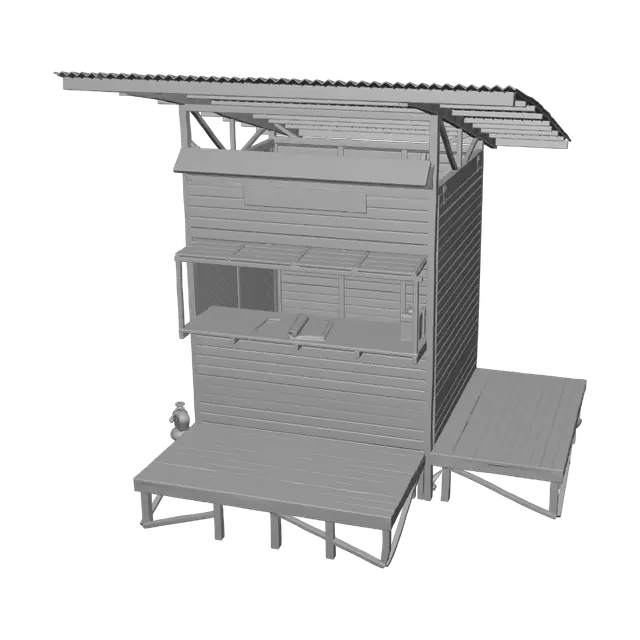 3D model for Timber Pavilion