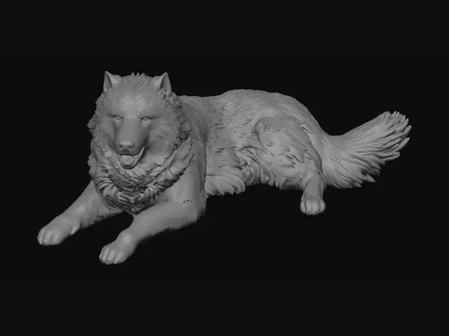 3D model for Snowy Slumber