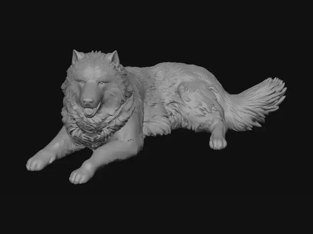 3D model for Snowy Slumber