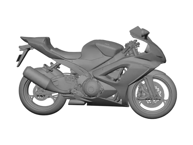 3D model for Midnight Suzuki GSX-R