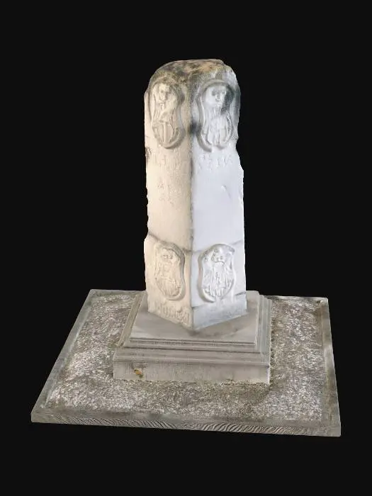 3D model for Heraldic stone obelisk