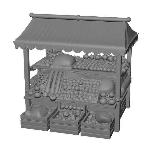 3D model for Modern Foodstand