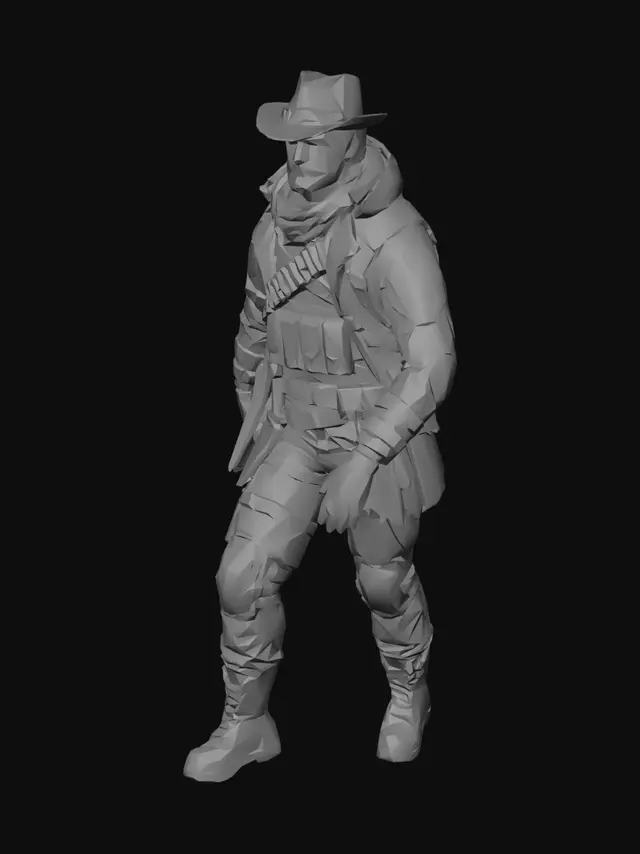 3D model for Wasteland Ranger