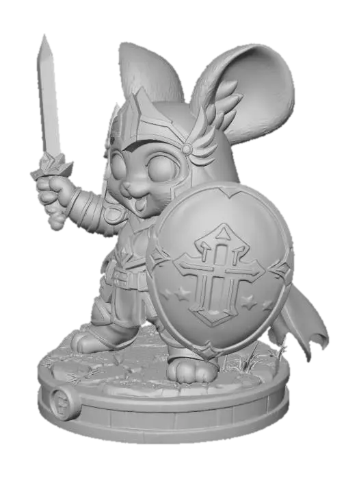 3D model for Paladin Bunny, #EasterEgg2026#