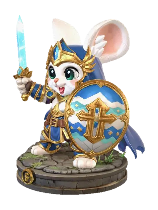 3D model for Paladin Bunny, #EasterEgg2026#