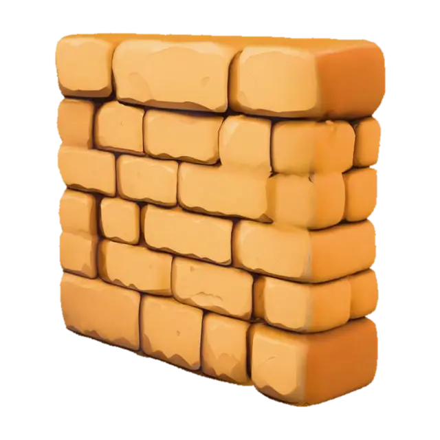 Wall - Surface 3D model, vytvořený pomocí AI