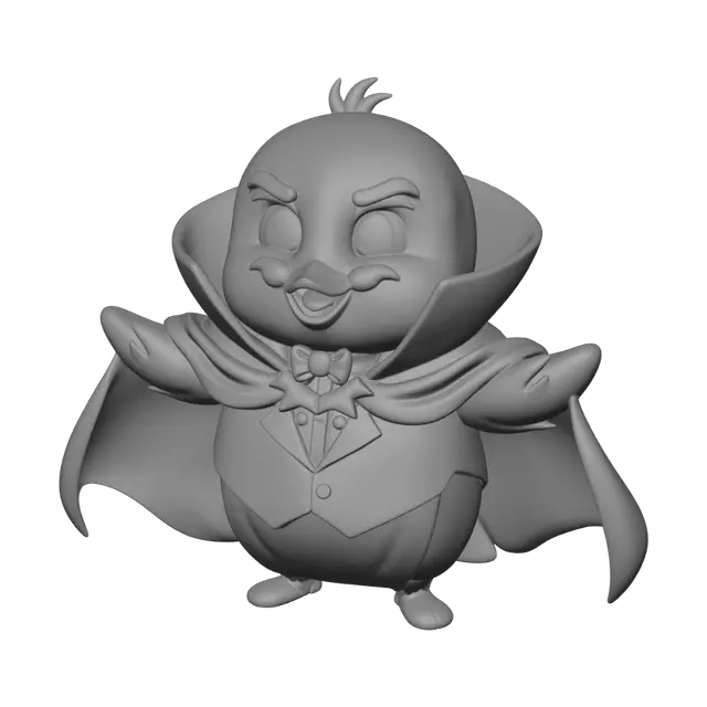 3D model for Count Penguin