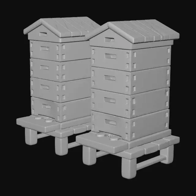 3D model for Two Tall Apiaries