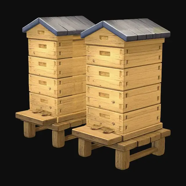 3D model for Two Tall Apiaries