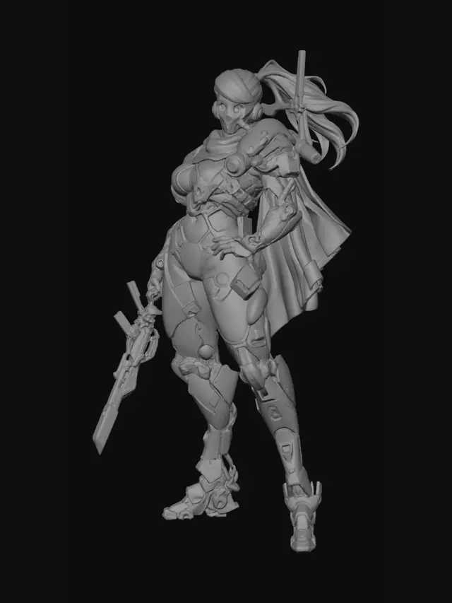 3D model for Neon Valkyrie