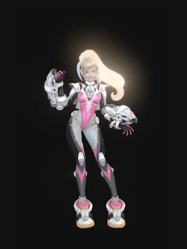 3D model for Neon Valkyrie