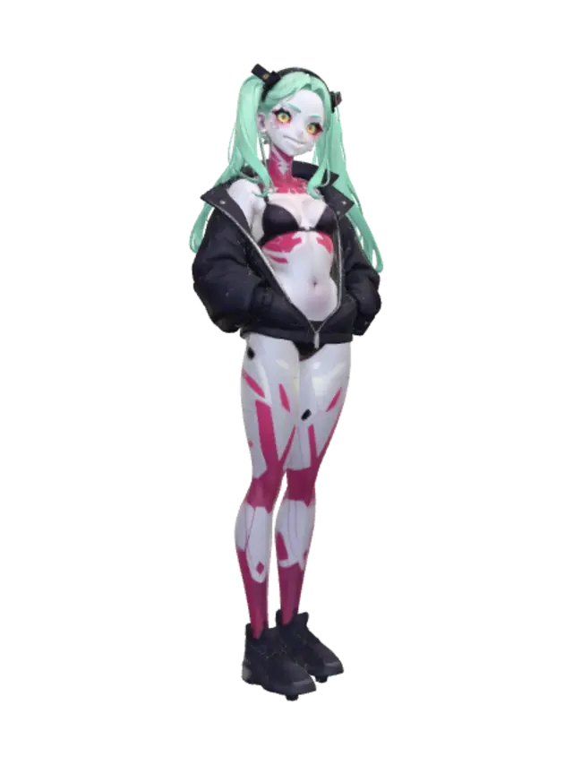 3D model for Neon Zombie Idol