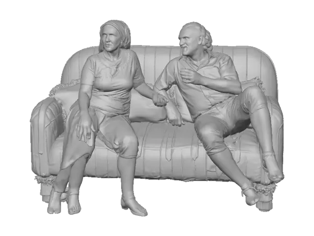 3D model for Conversation on the Sofa