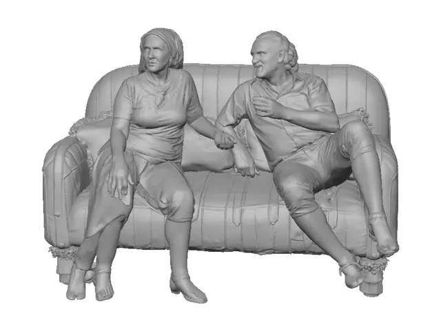 3D model for Conversation on the Sofa