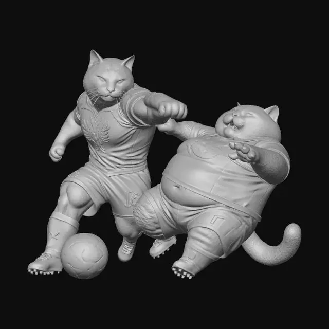 3D model for Whisker Clash on the Pitch