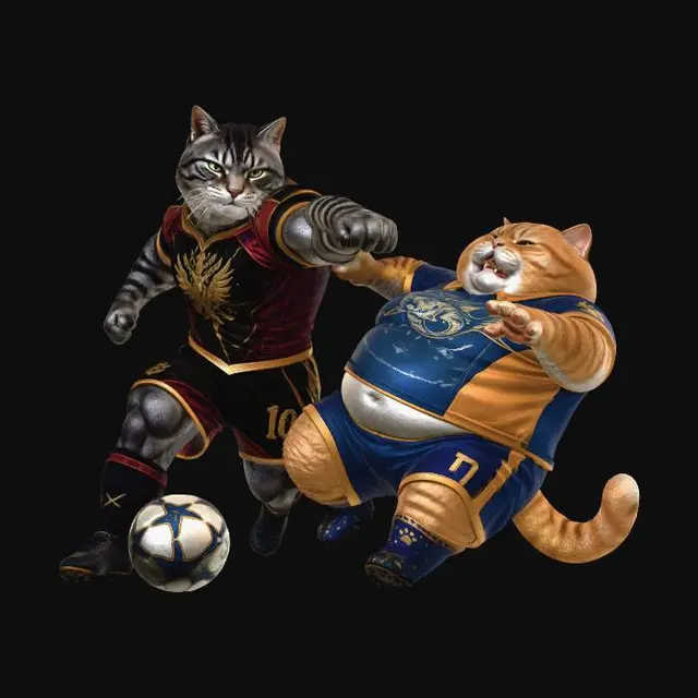 3D model for Whisker Clash on the Pitch