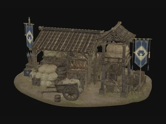 3D model for Timber Market Keep