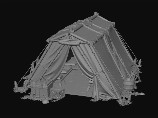 3D model for Frontier Encampment Tent