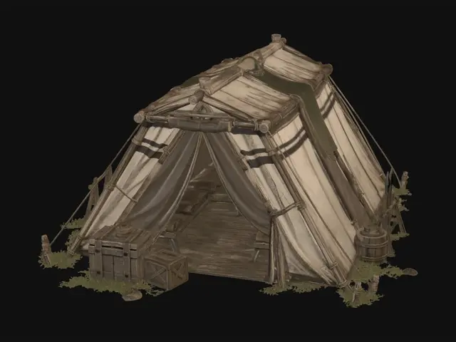 3D model for Frontier Encampment Tent
