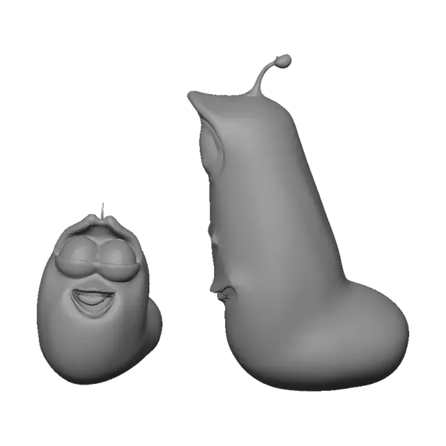 3D model for Larva: Two Worm Friends