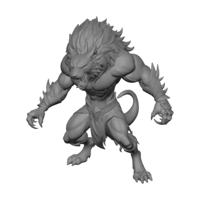 3D model for Moonfang Warlord